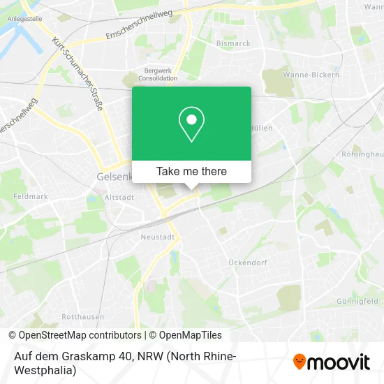 Карта Auf dem Graskamp 40