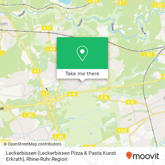 Карта Leckerbissen (Leckerbissen Pizza & Pasta Kunst Erkrath)