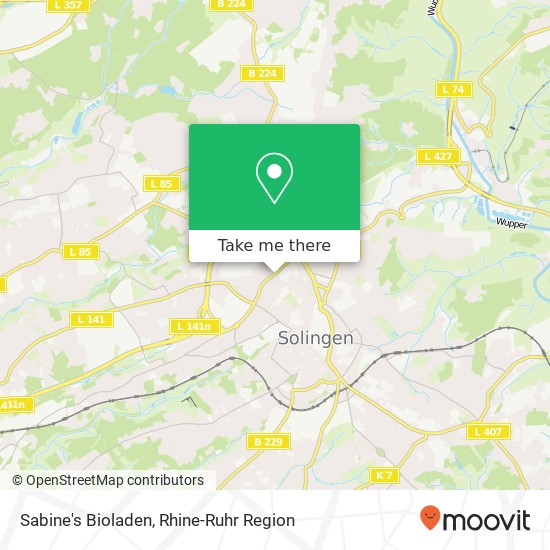 Sabine's Bioladen map