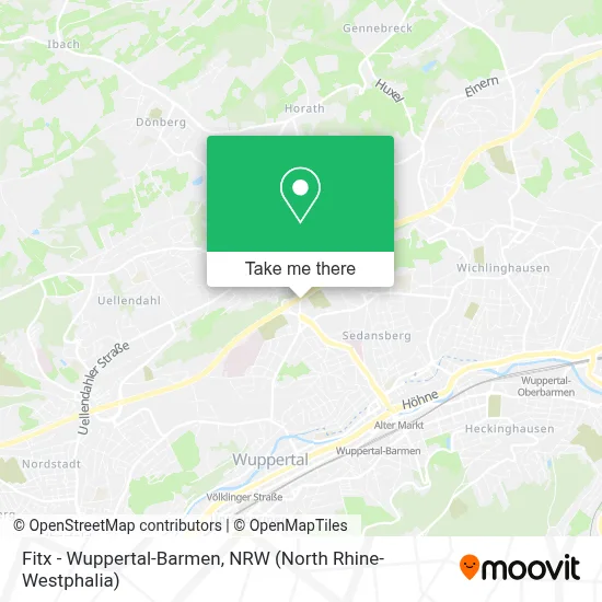 Fitx - Wuppertal-Barmen map