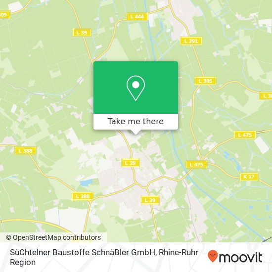 Карта SüChtelner Baustoffe SchnäBler GmbH