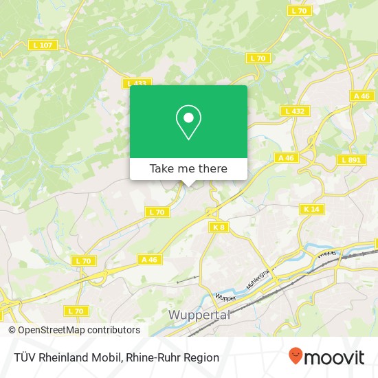 TÜV Rheinland Mobil map