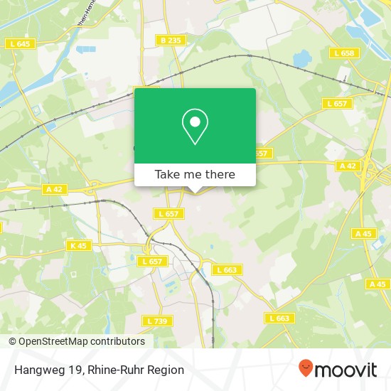 Hangweg 19 map