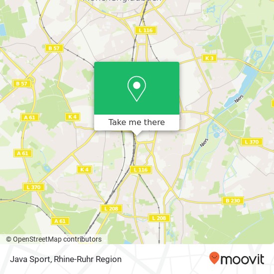 Java Sport map