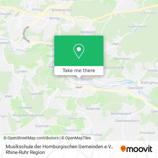 Musikschule der Homburgischen Gemeinden e.V. map