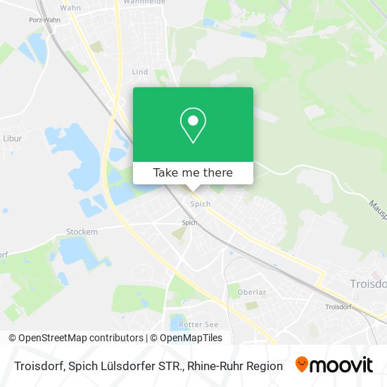 Troisdorf, Spich Lülsdorfer STR. map