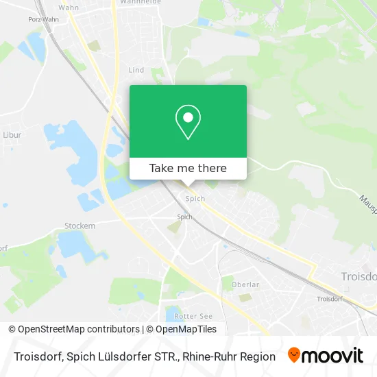 Карта Troisdorf, Spich Lülsdorfer STR.