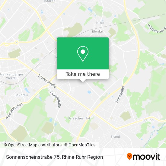 Sonnenscheinstraße 75 map