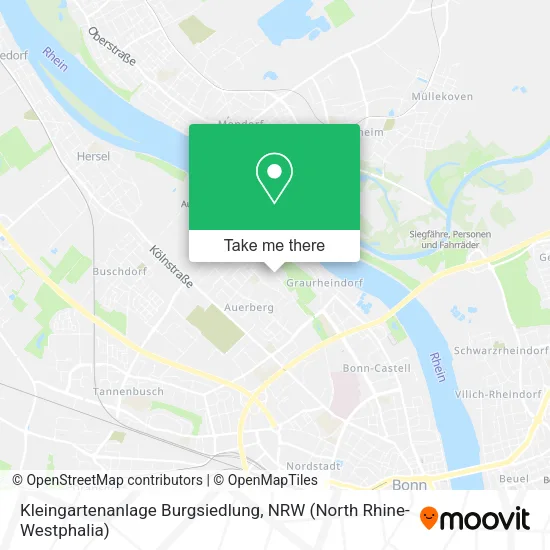 Карта Kleingartenanlage Burgsiedlung