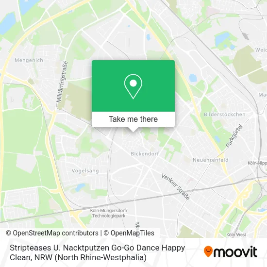 Карта Stripteases U. Nacktputzen Go-Go Dance Happy Clean