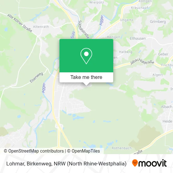 Lohmar, Birkenweg map