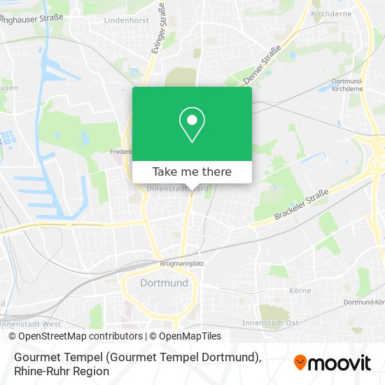 Gourmet Tempel (Gourmet Tempel Dortmund) map