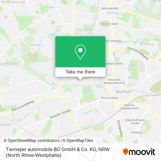 Карта Tiemeyer automobile BO GmbH & Co. KG
