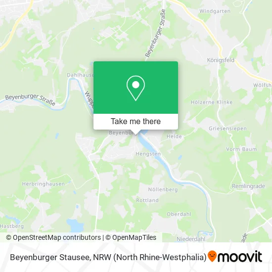 Карта Beyenburger Stausee