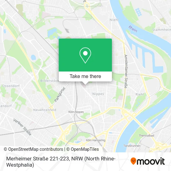 Карта Merheimer Straße 221-223