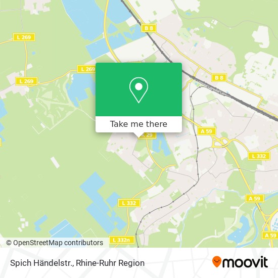 Spich Händelstr. map