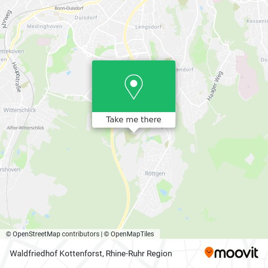 Waldfriedhof Kottenforst map
