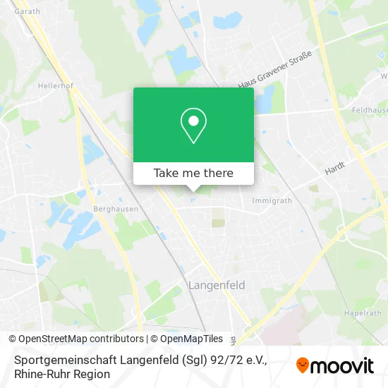 Карта Sportgemeinschaft Langenfeld (Sgl) 92 / 72 e.V.
