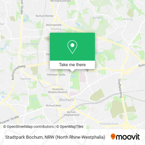 Карта Stadtpark Bochum