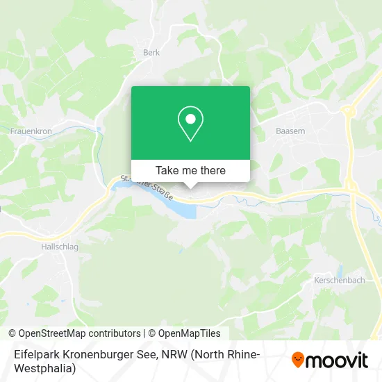 Eifelpark Kronenburger See map