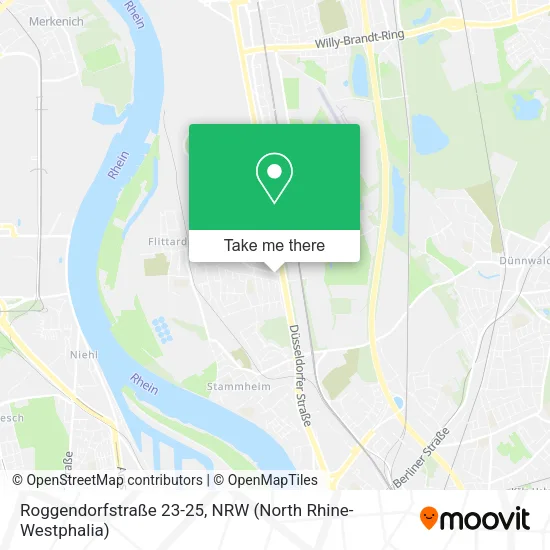 Карта Roggendorfstraße 23-25