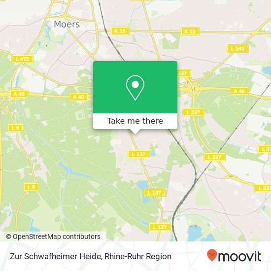 Zur Schwafheimer Heide map