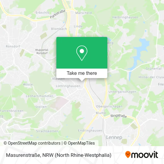 Карта Masurenstraße