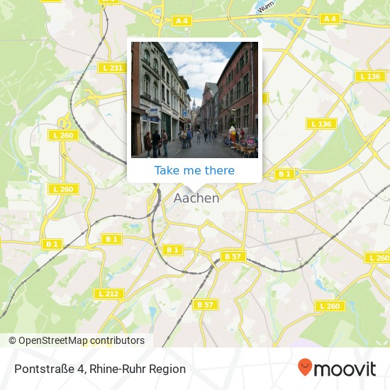 Pontstraße 4 map