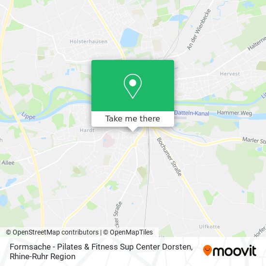 Formsache - Pilates & Fitness Sup Center Dorsten map