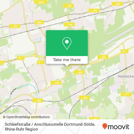 Schleefstraße / Anschlussstelle Dortmund-Sölde map