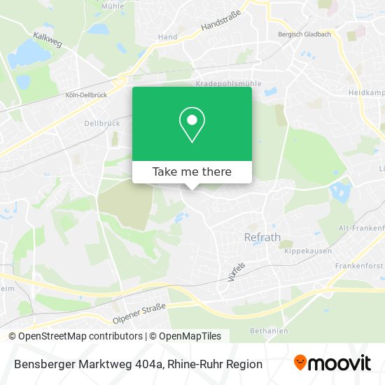 Bensberger Marktweg 404a map