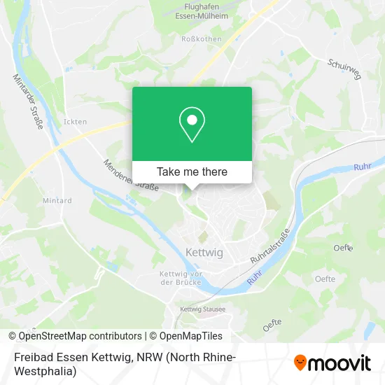 Карта Freibad Essen Kettwig