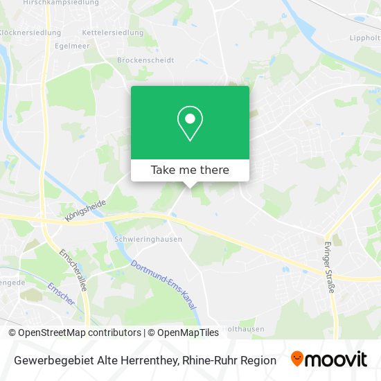 Gewerbegebiet Alte Herrenthey map