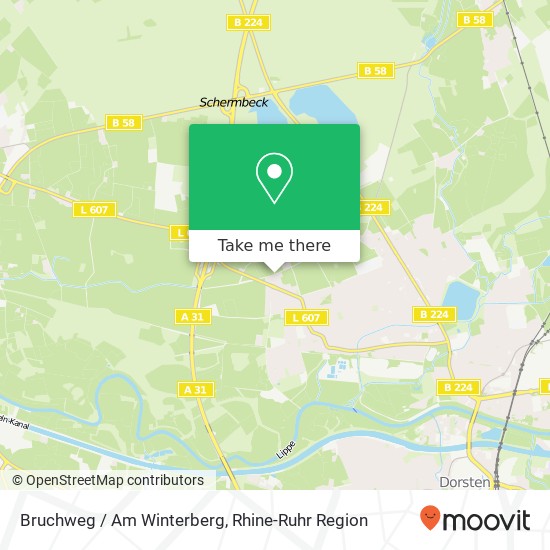 Bruchweg / Am Winterberg map