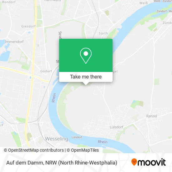 Карта Auf dem Damm