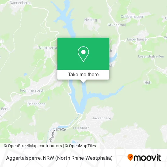 Карта Aggertalsperre