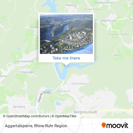 Карта Aggertalsperre