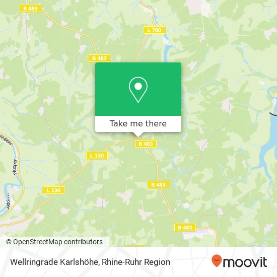 Wellringrade Karlshöhe map