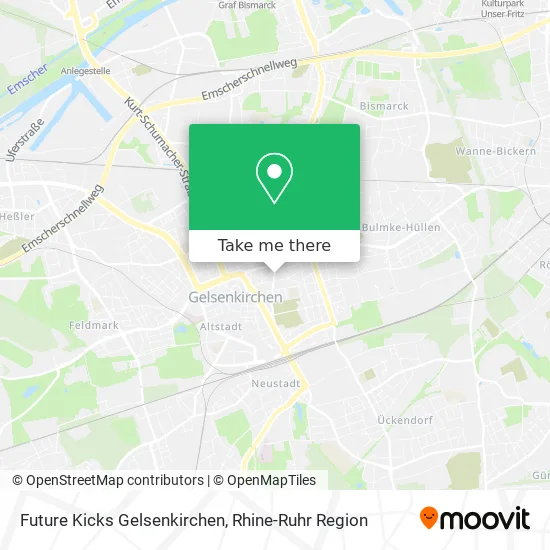 Карта Future Kicks Gelsenkirchen
