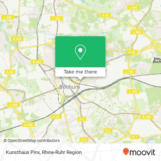 Kunsthaus Pinx map