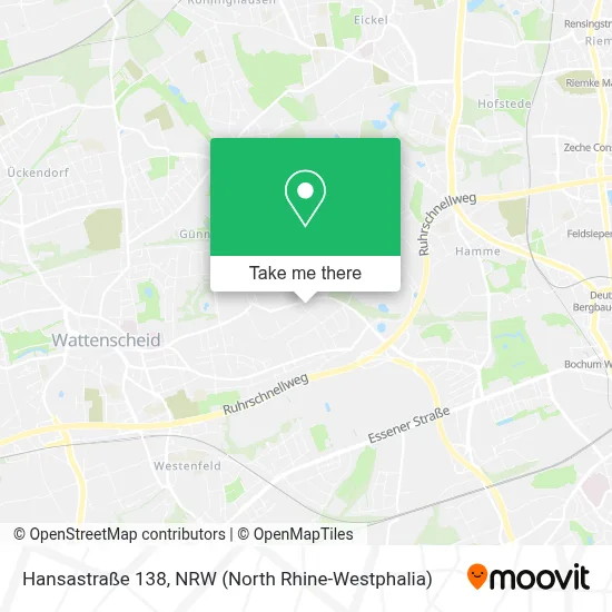 Hansastraße 138 map