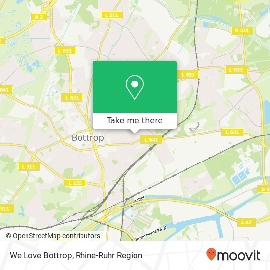 We Love Bottrop map