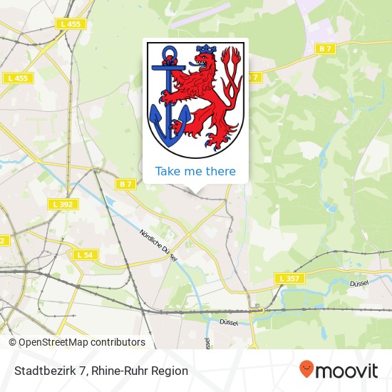 Stadtbezirk 7 map