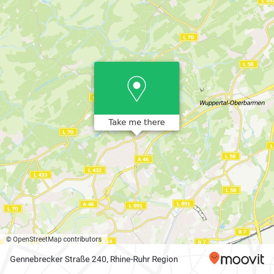 Карта Gennebrecker Straße 240