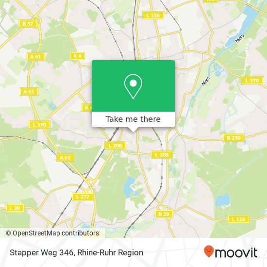 Карта Stapper Weg 346