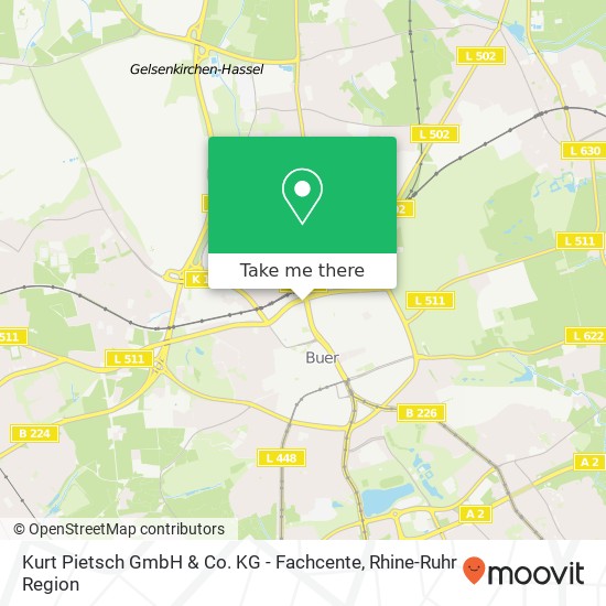 Kurt Pietsch GmbH & Co. KG - Fachcente map