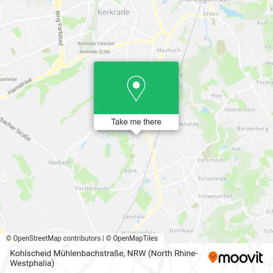 Карта Kohlscheid Mühlenbachstraße