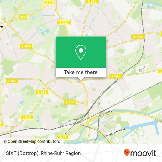 Карта SIXT (Bottrop)