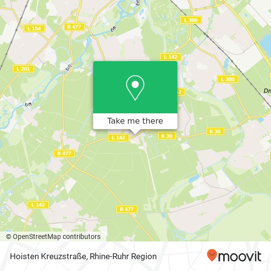 Hoisten Kreuzstraße map