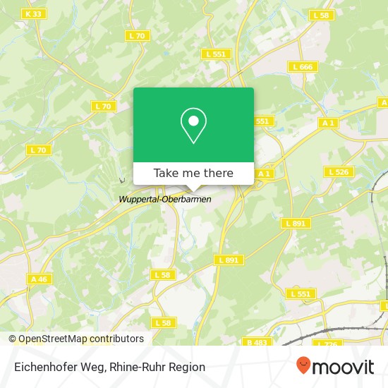 Eichenhofer Weg map